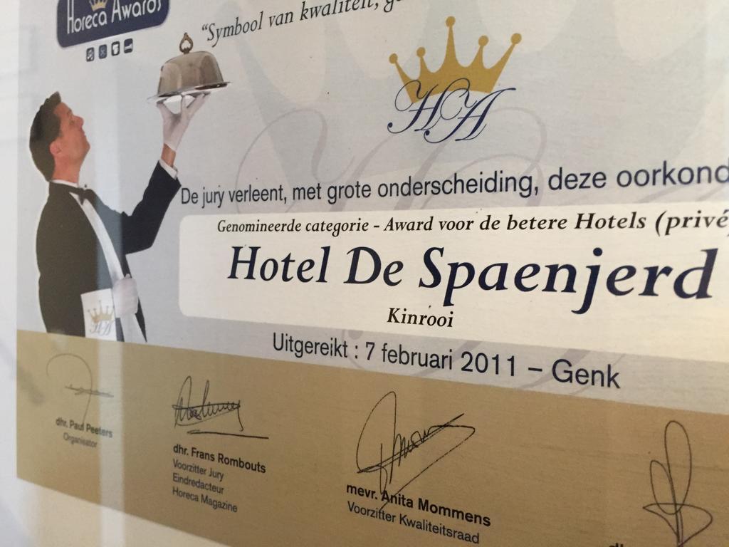 Hotel De Spaenjerd Kinrooi المظهر الخارجي الصورة